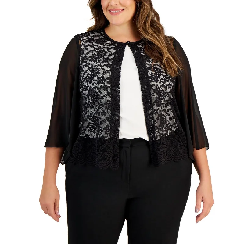 Act Fast Plus   Womens Lace Office Wear Cardigan Sweater