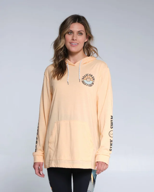 Sun Waves Mid Weight Hoody - Apricot