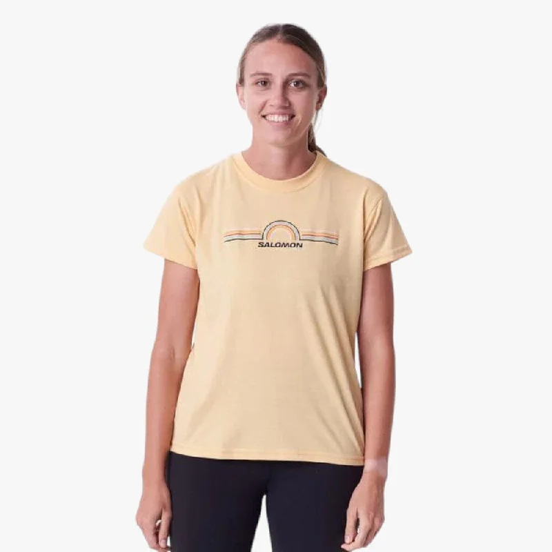 Sale Event Salomon Womens Sunrise Short Sleeve Tee Pineapple Slice