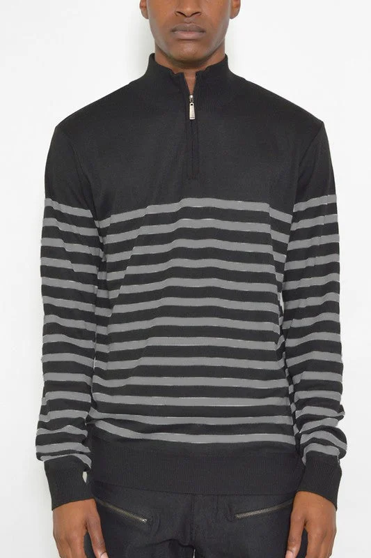 Weekend Bargains to Savor Quarter Zipper Pullover Sweater