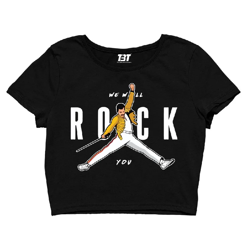 Pay Less Queen Crop Top - We Will Rock You