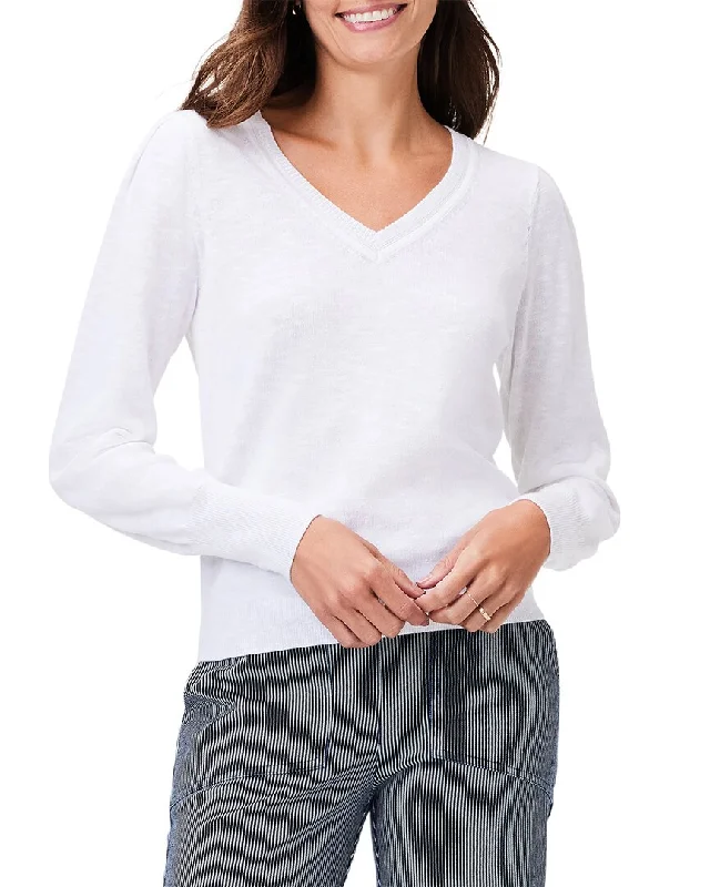 Early Access NIC+ZOE Slub V-Neck Sweater