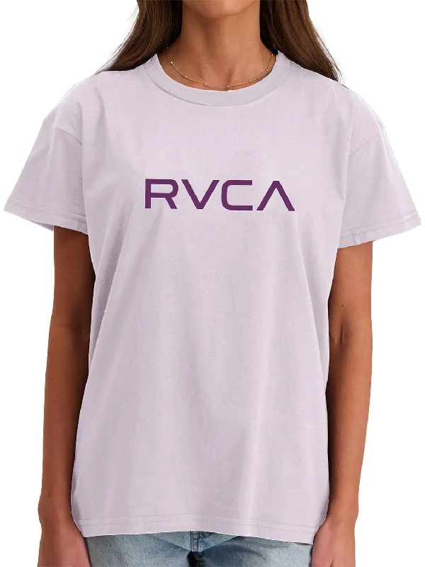 Members Only Rvca Womens Big Rvca Short Sleeve Tee Fog