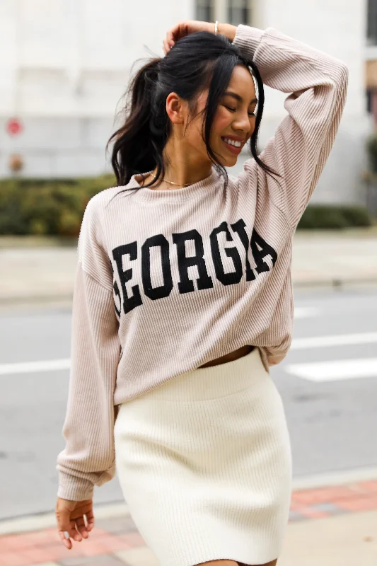Best Choice FINAL SALE - Georgia Corded Pullover