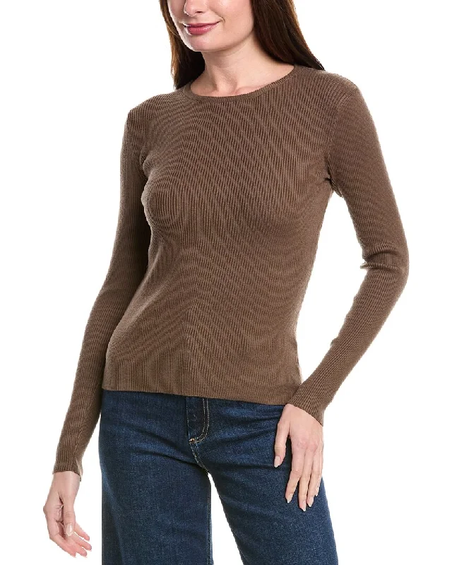 Online Exclusive POINT Rib Sweater