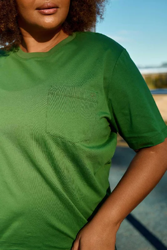 Deep Discounts Oversized Boxy Tee - Khaki