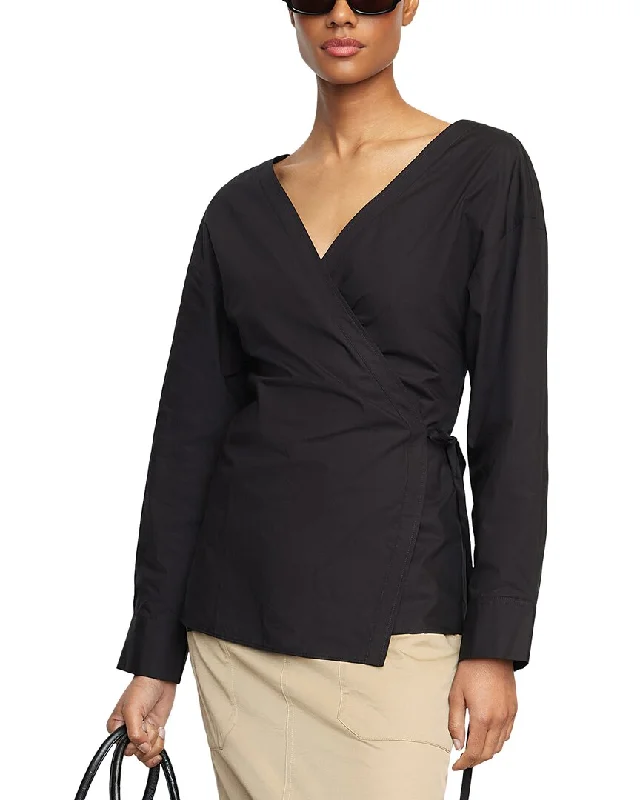 Stock Clearance Modern Citizen Noomi V-Neck Wrap Top