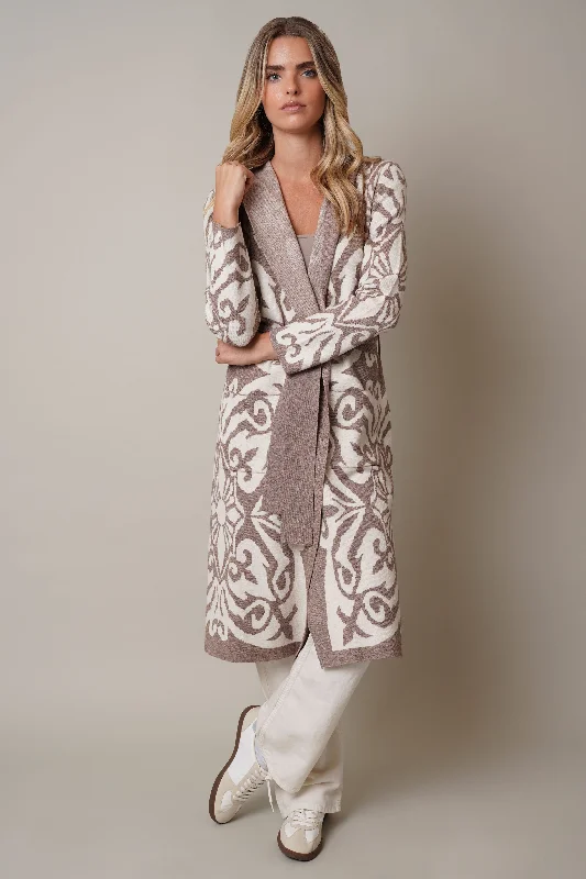 Today’s Deal Jacquard Hooded Duster