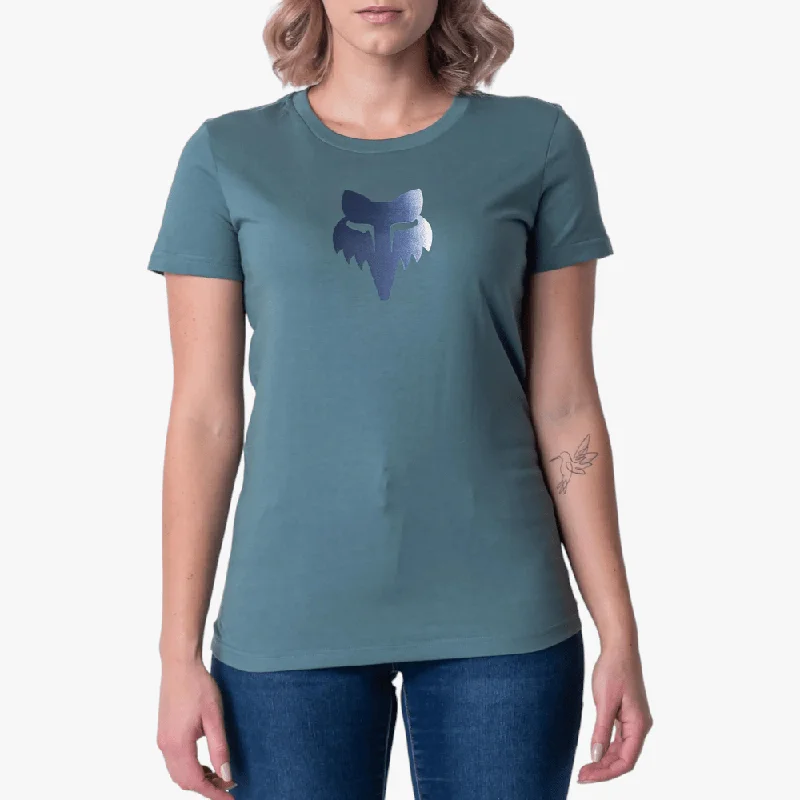 Weekend Savings Sensation Fox Womens New Age Short Sleeve Tee Gunmetal