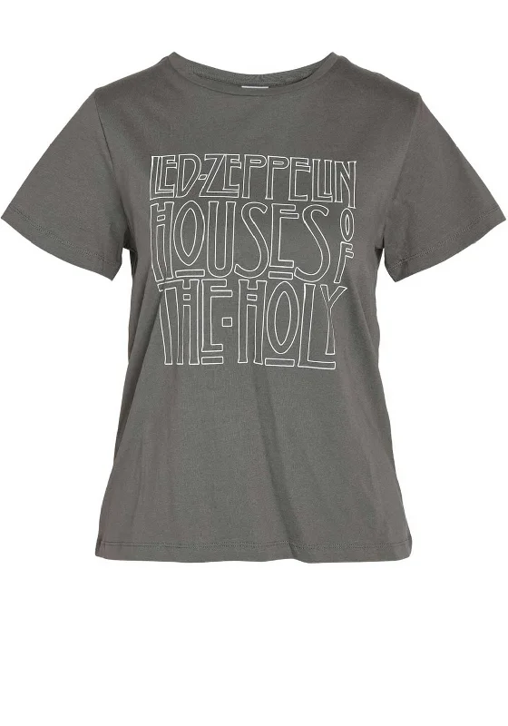 Weekend Deals That Dazzle Noisy May Nate Led Zepplin T-Shirt, Grey