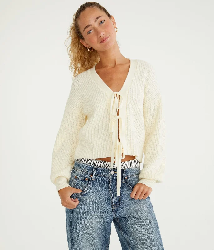 Daily Specials Aeropostale Multi-Way Tie Cardigan