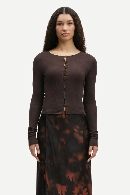 Price Break Sasonnet Cardigan | Chocolate Torte