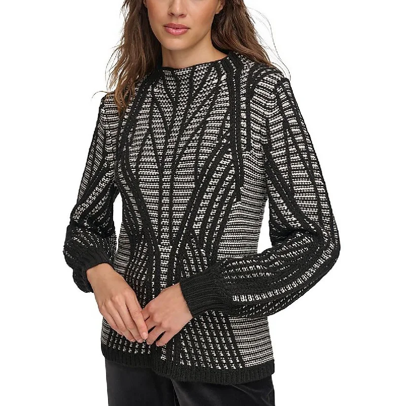 Don't Delay Womens Wool Blend Cable Knit Pullover Sweater
