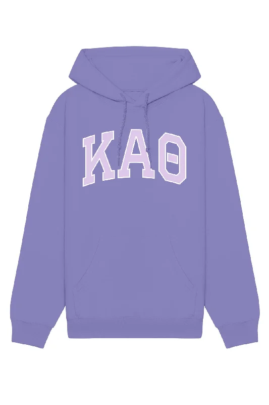 Mega Deal Kappa Alpha Theta Purple Rowing Letters Hoodie