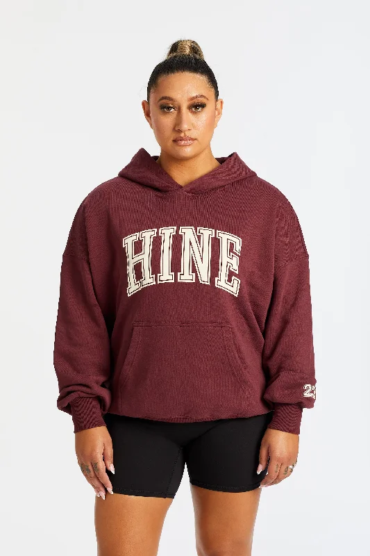 Stock Up LIMITED EDITION HOODIE - BURGUNDY