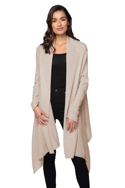 Super Sale 100% Cashmere Four Way Travel Sweater Wrap in Fall Colors