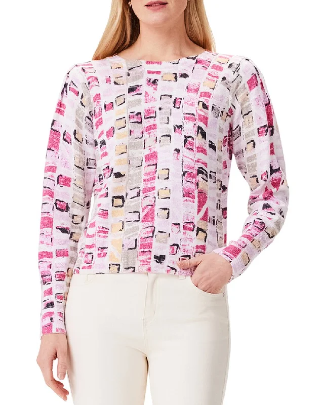 Super Sale NIC+ZOE Geo Mosaic Sweater