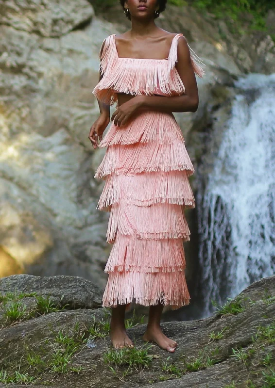 Exclusive Offer Lluvia Top In Hot Peach
