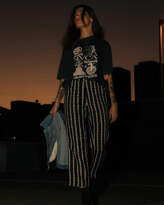 Weekend Deals That Please Drip High-Waisted Pants - RVCA Black