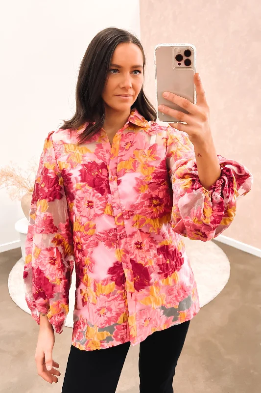 Discount Extravaganza Powell Shirt Pink