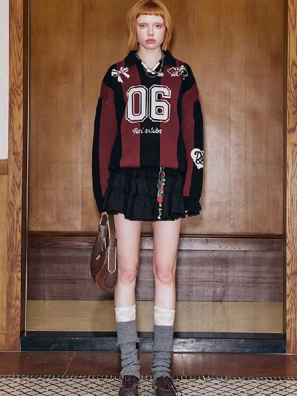 Fantastic Offers RETRO LONG SLEEVE SWEATER [S0000010779]