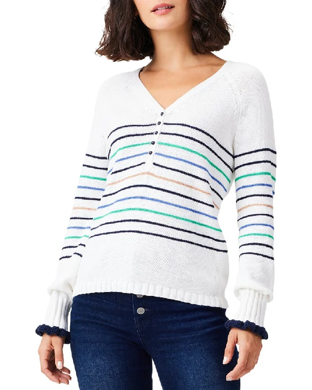 Great Deal NIC+ZOE Plus Maritime Stripe Sweater