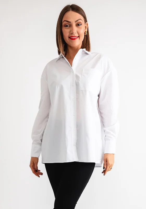 The Best Prices Kaffe Grace Open Back Shirt, White