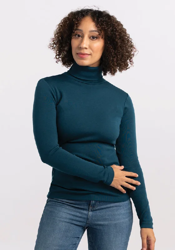 Peyton Turtleneck - Real Teal