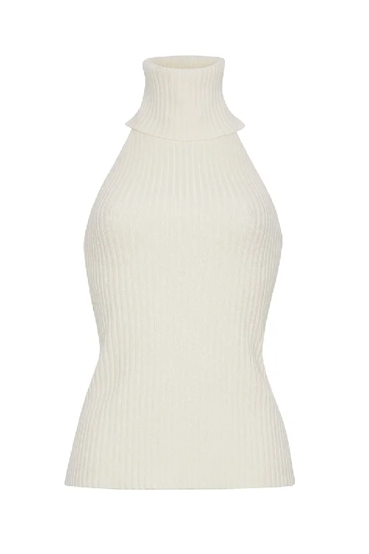 Hurry In Samson Top in Ivory