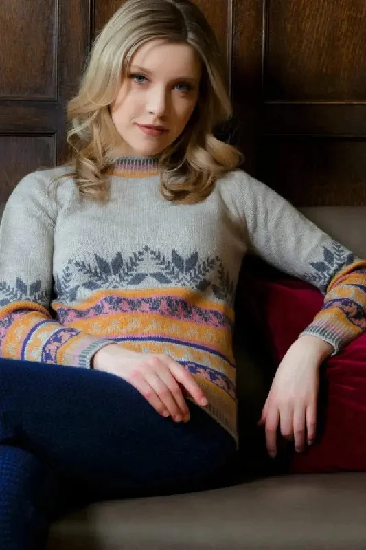 Overstock Clearance Gloria Woman Pullover, Merino, Qiviuk & Silk