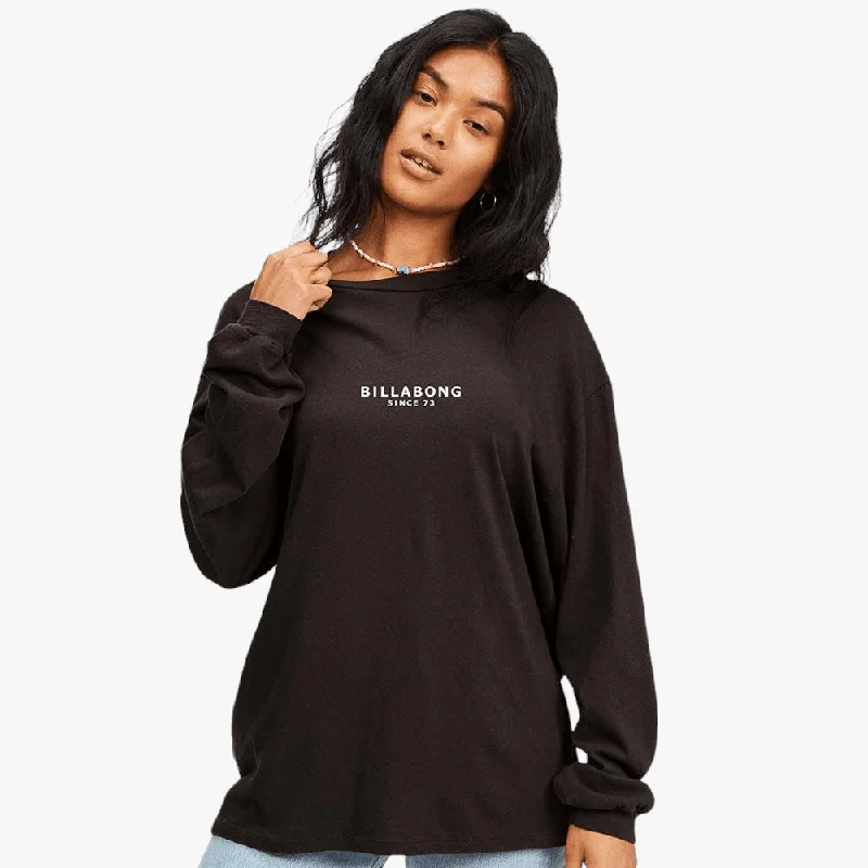 Weekend Special Billabong Womens Society Long Sleeve Tee Black Sands