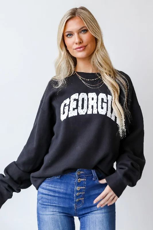 Weekend Savings Bonanza Black Georgia Sweatshirt