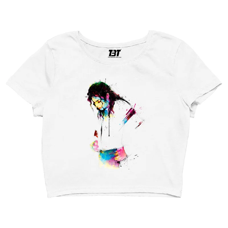 Year-End Deals Michael Jackson Crop Top - Fan Art