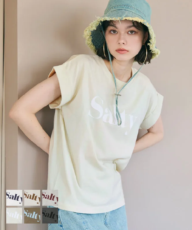 Make Your Weekend Count with Savings Tシャツ レディース フレンチスリーブ ロゴ プリント 英字 袖ロールアップ コットン生地 クルーネック ミディアム丈 半袖 メール便可 24ss coca コカ Make Your Weekend Count with Savings Tシャツ レディース フレンチスリーブ ロゴ プリント 英字 袖ロールアップ コットン生地 クルーネック ミディアム丈 半袖 メール便可 24ss coca コカ