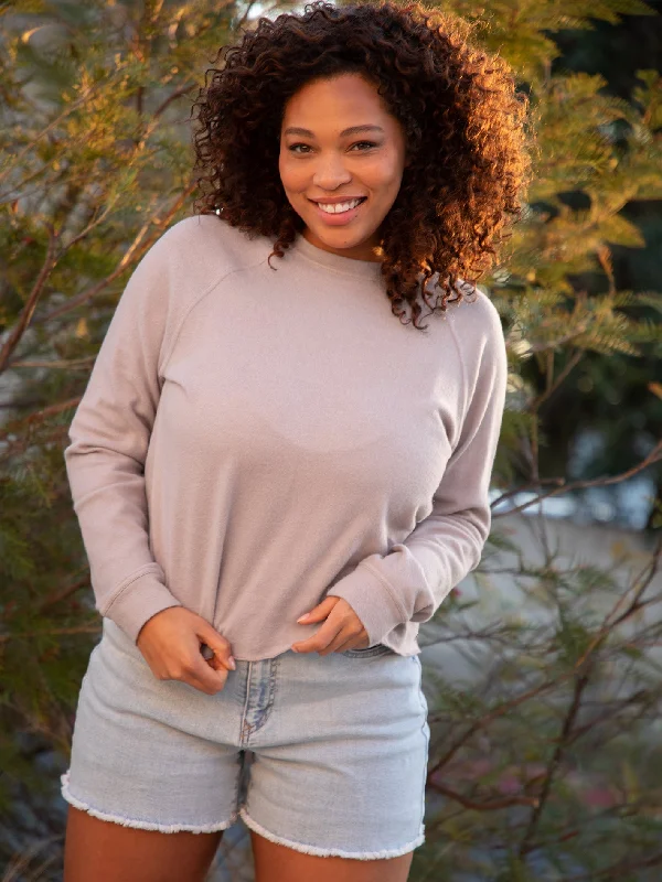 Doorbuster Deal Lived in Lounge Crew Sweatshirt - Winter Orchid