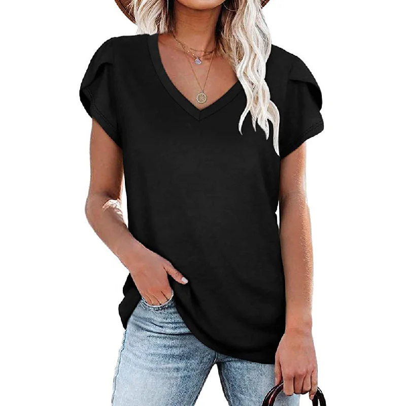 Price Rollback Multi-Color Loose Splicing Bottoming Shirt Women Wholesale
