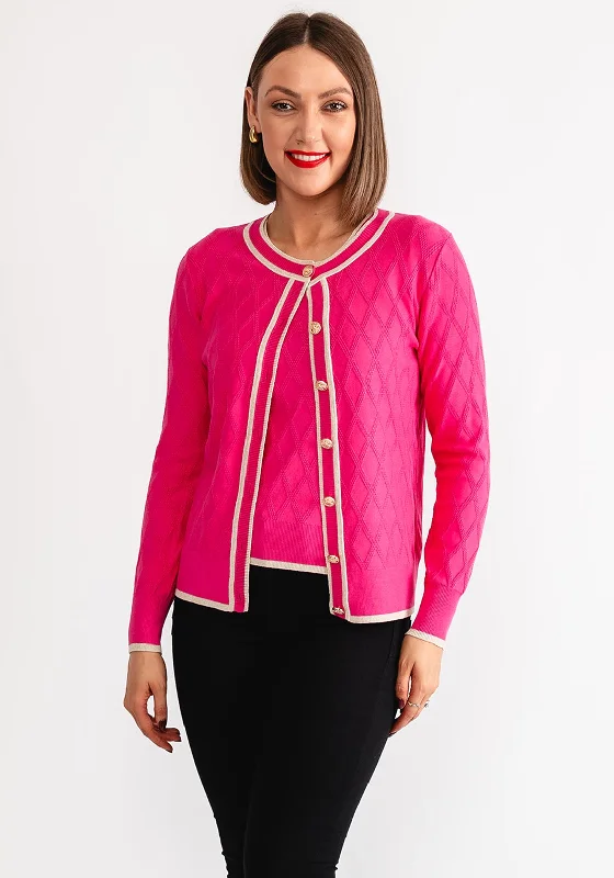 Weekend Deal Leo and Ugo Glitter Trim Twinset, Pink