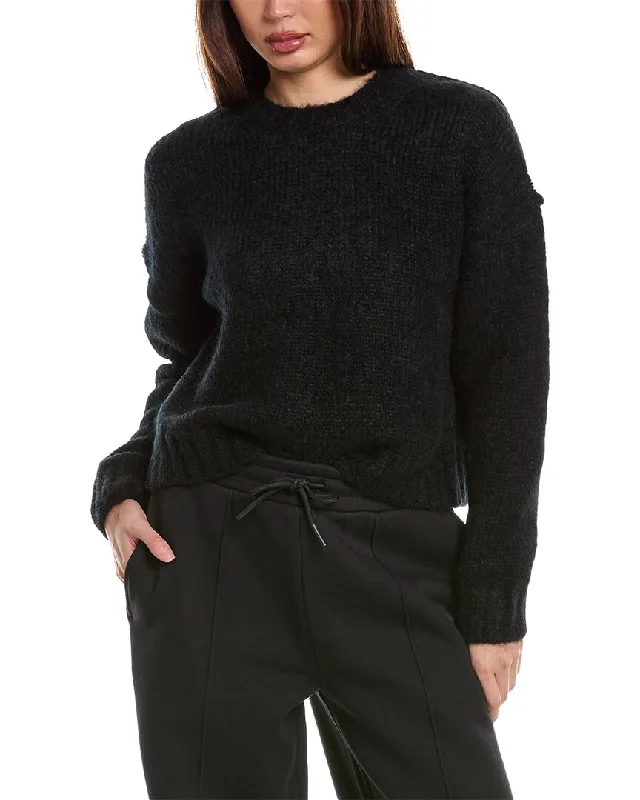 Weekend Bargains to Sizzle Sweaty Betty Boucle Alpaca & Mohair-Blend Sweater
