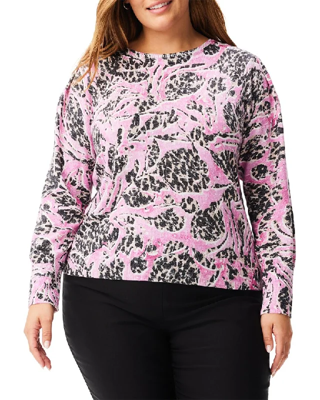 Weekend Bargains to Savor NIC+ZOE Plus Petal Dot Femme Sleeve Sweater