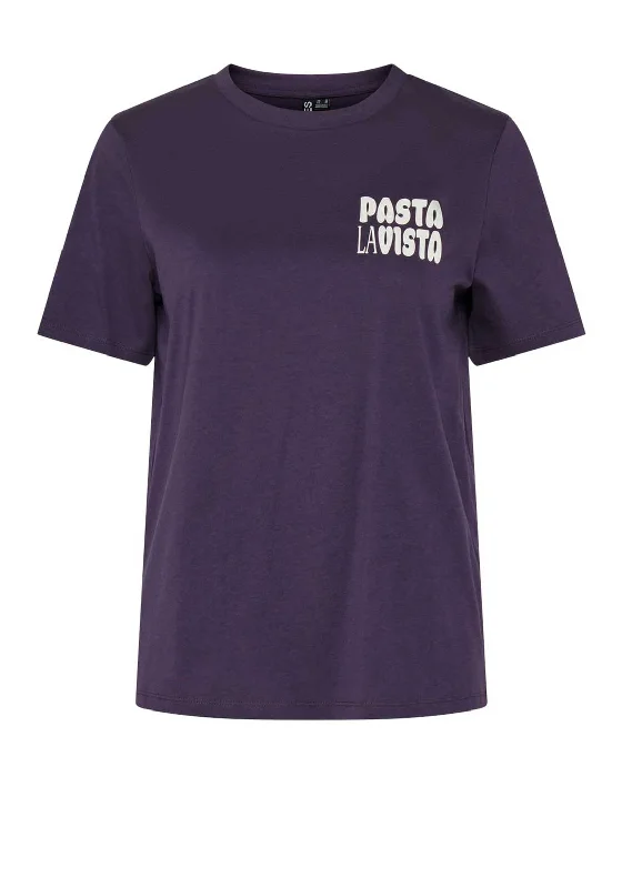 Fantastic Savings Pieces Pukka Graphic Back Print T-Shirt, Sweet Grape