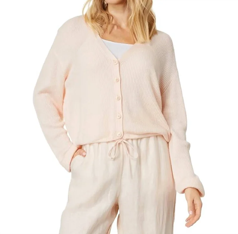 Take Advantage Bri Cardigan In Water Lily
