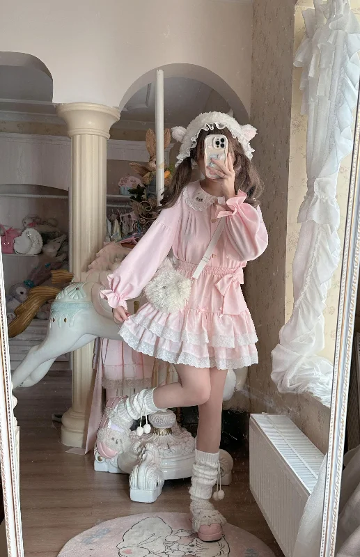 Sissy the shepherd~Sweet Lolita Blouse Sweet Lolita Shirt Long Sleeve