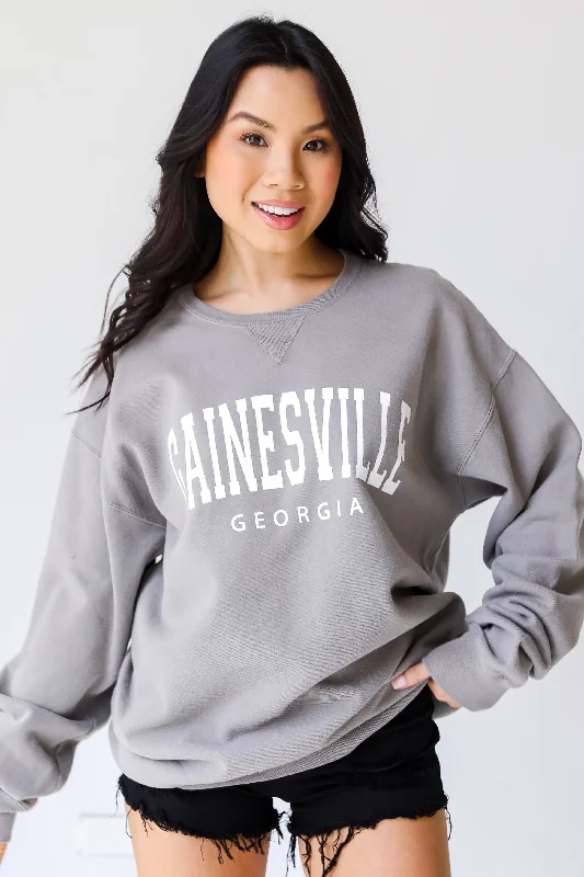 Weekend Deal Grey Gainesville Georgia Sweatshirt