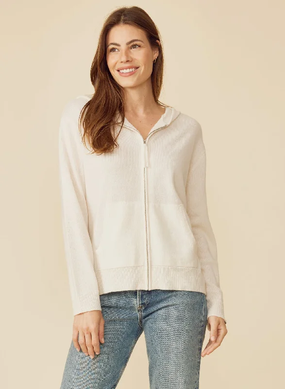 Colorado Cashmere Hoodie - Ivory