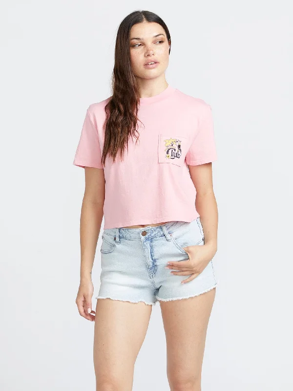 Huge Discounts Pocket Dial Tee - Guava