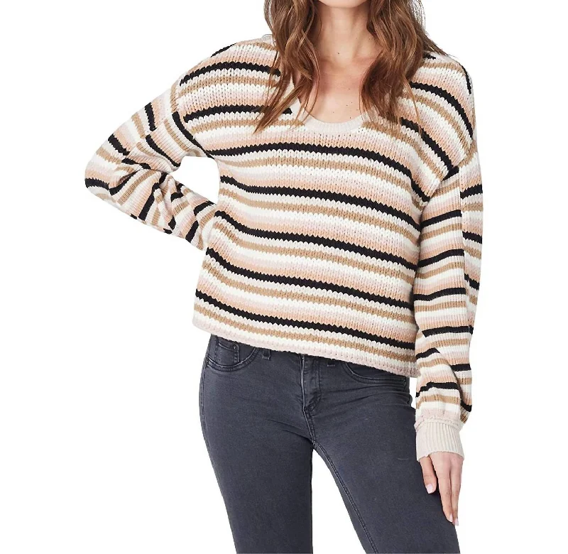 Price Fest Stripe Sweater In Multi