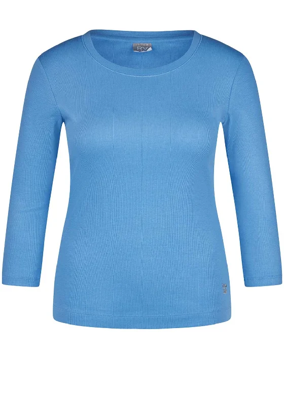 Best Bargains Rabe Ribbed T Shirt, Blue