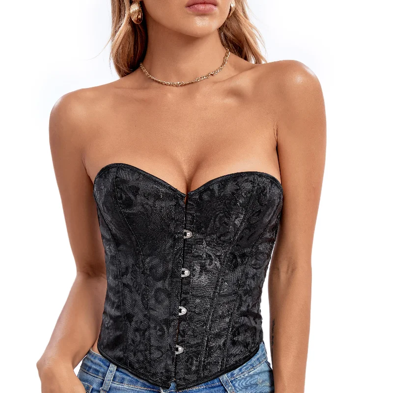 Big Deal Retro Single-Breasted Back Lace-Up Wholesale Corset