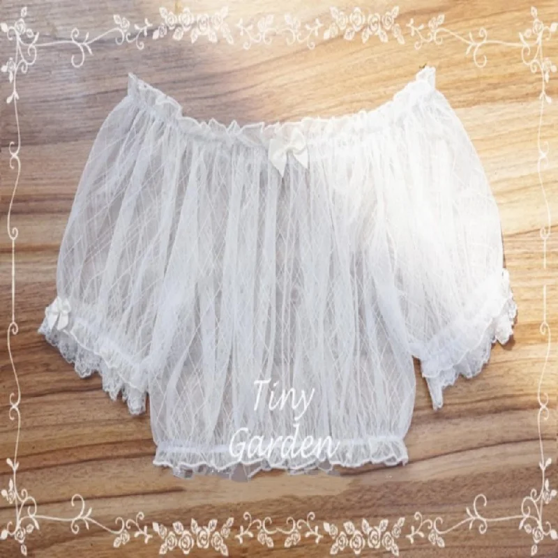 Tiny Garden~Summer Refreshment~Elegant Lolita Summer Lace A-line Neckline Blouse