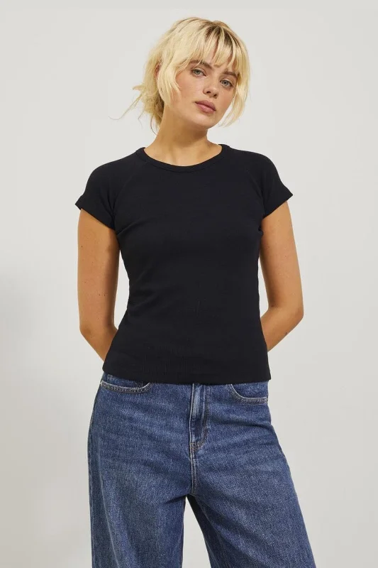 Weekend Offers That Excite Jjxx - Jxfriend Str Ss Rib Tee - 4389112 Black